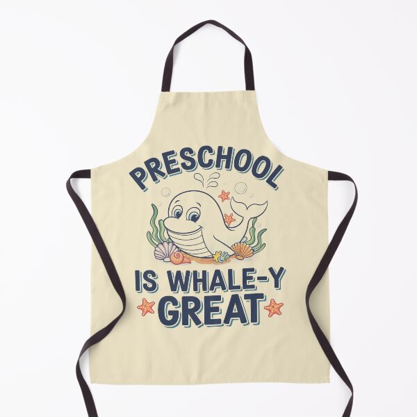 Item preview, Whale Pun Preschool Teacher Marine Life Ocean Classroom Design,Preschool Whale Theme Back To School Cute Ocean Saying designed and sold by PrintMod.