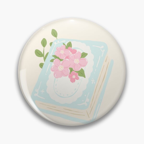 Item preview, Book flower sticker designed and sold by DesignPMG.