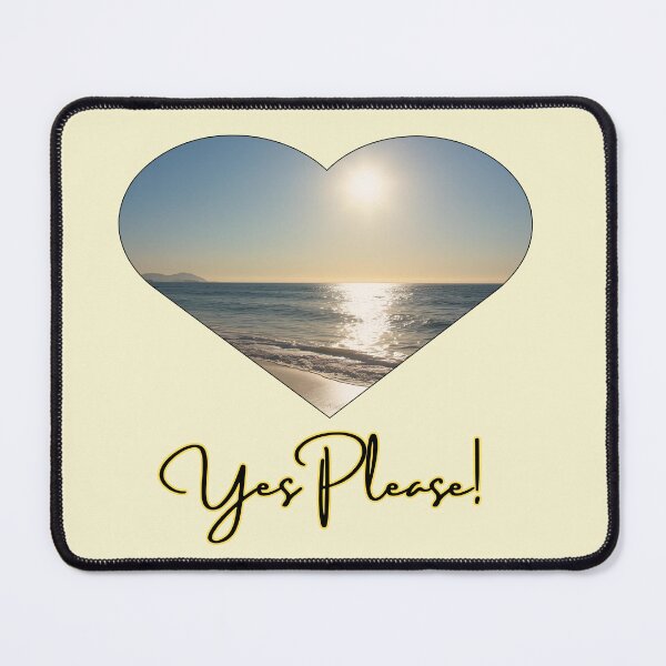 Item preview, Yes Please beach designed and sold by Printessive Designs.