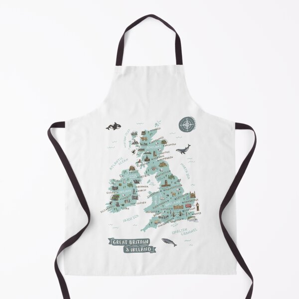 Item preview, Map of Great Britain and Ireland designed and sold by Those Pencil Shavings.