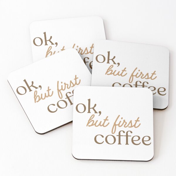 Artikelvorschau, Ok, aber zuerst Kaffeedesign entworfen und verkauft von Nala&Abby Designs.