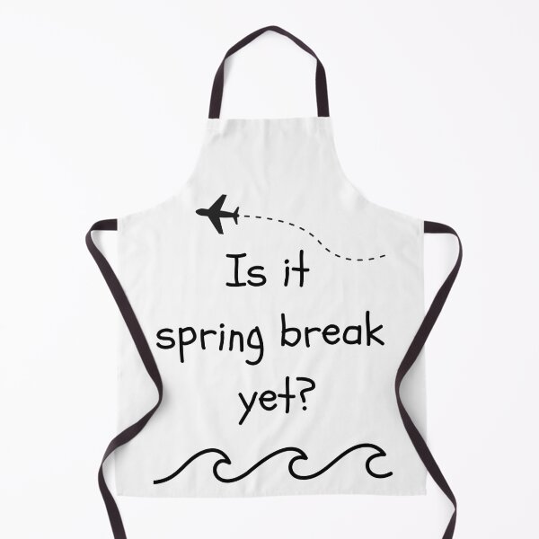 Item preview, Is It Spring Break Yet? Funny Vacation Travel Shirt – Beach, Airplane & Waves Graphic Tee designed and sold by GiggleDesign.