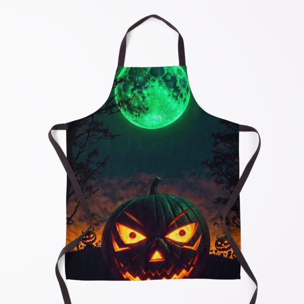 Item preview, Pumpkin of the Witch’s Eclipse – Haunted Moonlight Jack-O’-Lantern designed and sold by GempArt.