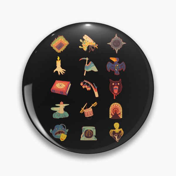 Item preview, 15 Fears Risograph Icons designed and sold by LemuelHelle.