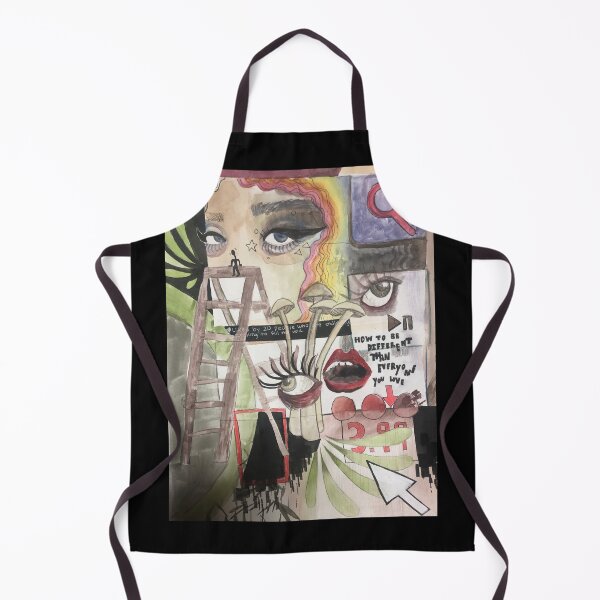 Item preview, Abstract Girl and mushrooms design with text designed and sold by Smallerbears.