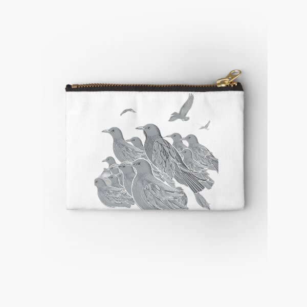 Item preview, Monochrome Flock in Fluid Lines designed and sold by sharon1210.