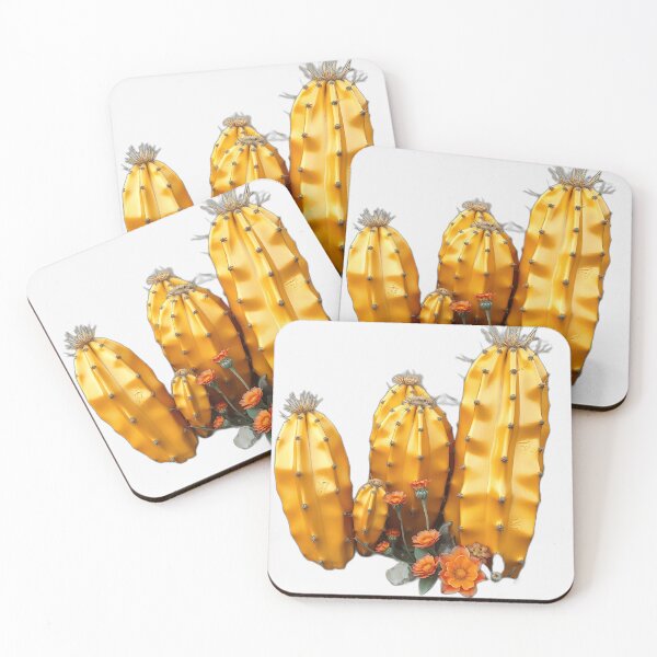 Item preview, Metallic Cacti with Desert Floral Accents designed and sold by sharon1210.