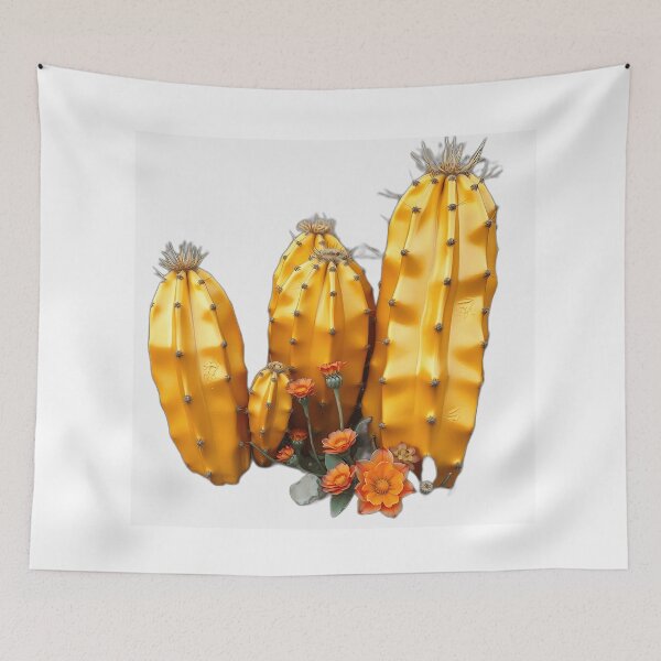 Item preview, Metallic Cacti with Desert Floral Accents designed and sold by sharon1210.