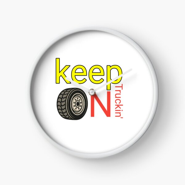 Item preview, Keep On Truckin’ Wheel Graphic – Trucking Apparel designed and sold by SHOP SOUS⭐⭐⭐⭐⭐.