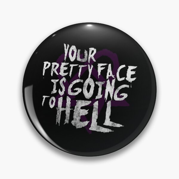 Item preview, Him Band Your Pretty Face Is Going To Hell Heartagram Him designed and sold by tonyaochillary.