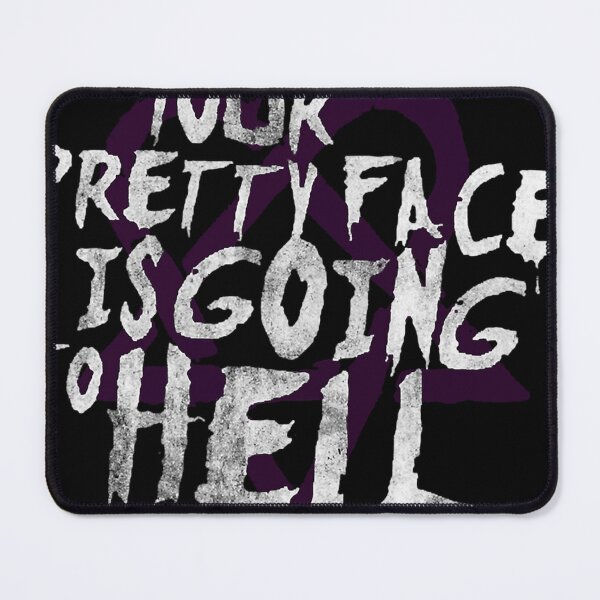 Item preview, Him Band Your Pretty Face Is Going To Hell Heartagram Him designed and sold by tonyaochillary.