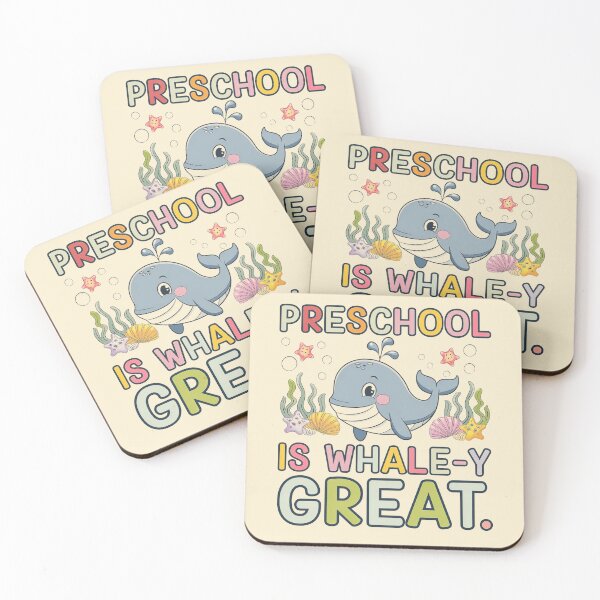 Item preview, Whale Saying Preschool Teacher Cute Ocean Friends Back School,Preschool Whale Cute Sea Animal Pun Teacher Classroom Fun designed and sold by PrintMod.