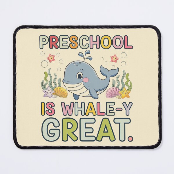 Item preview, Whale Saying Preschool Teacher Cute Ocean Friends Back School,Preschool Whale Cute Sea Animal Pun Teacher Classroom Fun designed and sold by PrintMod.