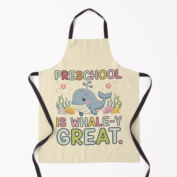Item preview, Whale Saying Preschool Teacher Cute Ocean Friends Back School,Preschool Whale Cute Sea Animal Pun Teacher Classroom Fun designed and sold by PrintMod.