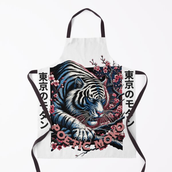 Item preview, Fierce Tiger & Cherry Blossoms designed and sold by WeirdApples.