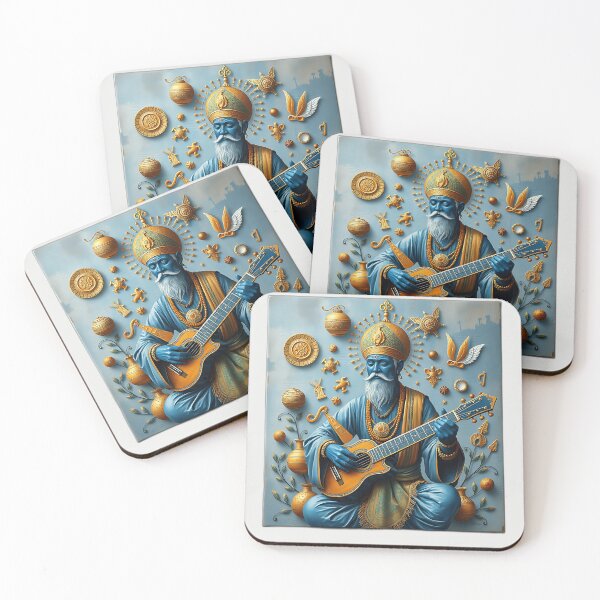Item preview, Cultural Harmony Musician in Blue and Gold designed and sold by sharon1210.