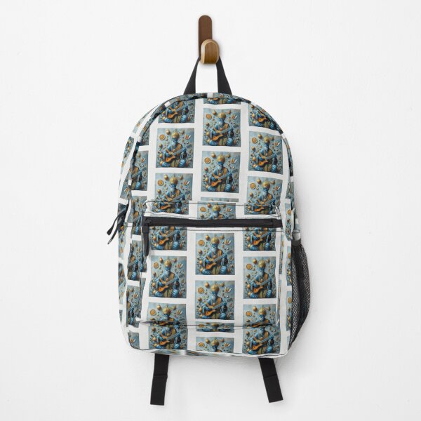 Item preview, Cultural Harmony Musician in Blue and Gold designed and sold by sharon1210.