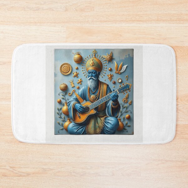 Item preview, Cultural Harmony Musician in Blue and Gold designed and sold by sharon1210.
