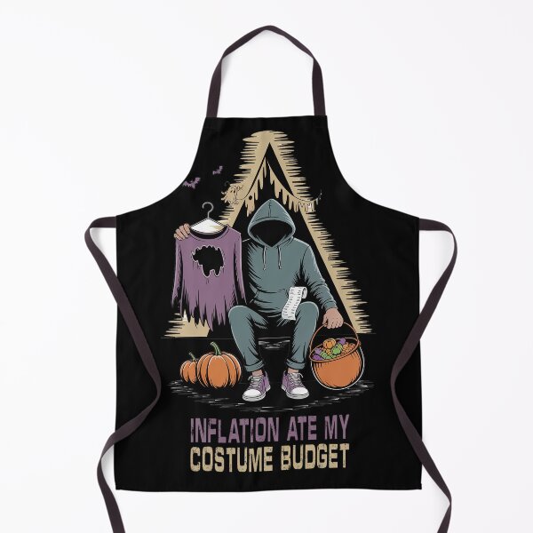 Item preview, inflation ate my costume budget-Inflation Halloween Design designed and sold by ArtVibeDesign.
