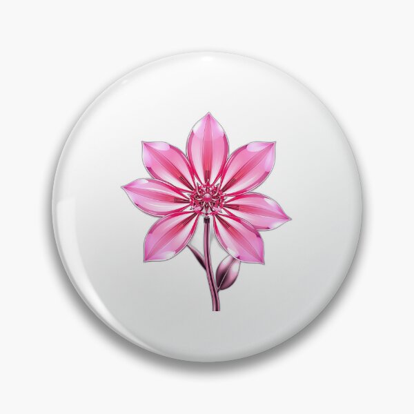 Item preview, Mechanical Flower in Pink and Chrome designed and sold by sharon1210.