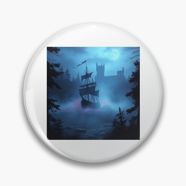 Item preview, Ghost Ship in Misty Waters designed and sold by sharon1210.