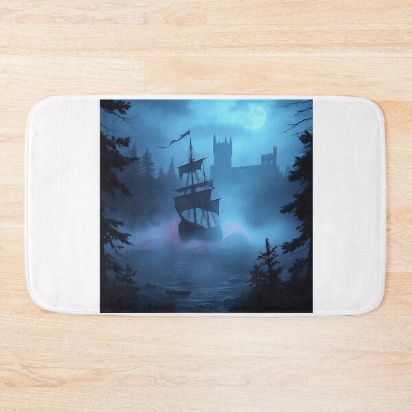 Item preview, Ghost Ship in Misty Waters designed and sold by sharon1210.