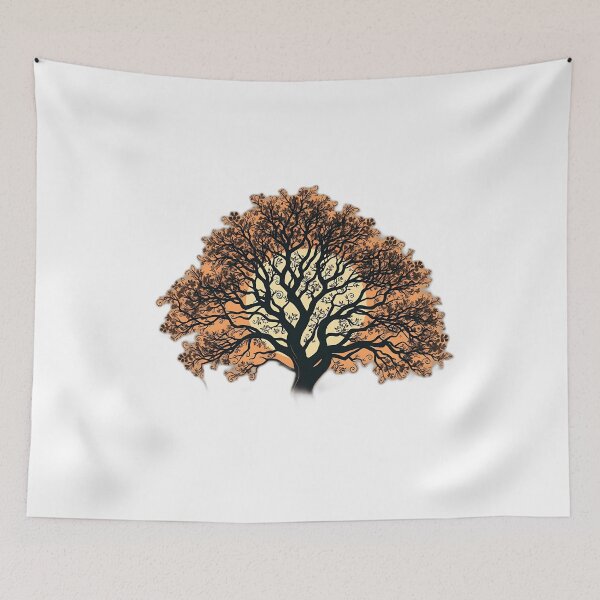 Item preview, Autumn Tree with Swirling Clouds designed and sold by sharon1210.