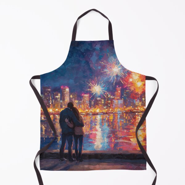 Item preview, Watching Fireworks Over the City designed and sold by Rtymer.