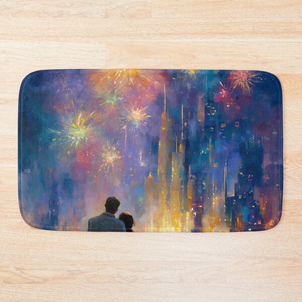 Item preview, Watching Fireworks Over the City designed and sold by Rtymer.