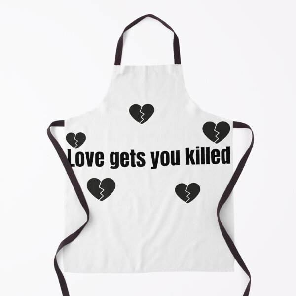 Item preview, ? Love Gets You Killed – Broken Heart Graphic designed and sold by HelpoutaArtist.