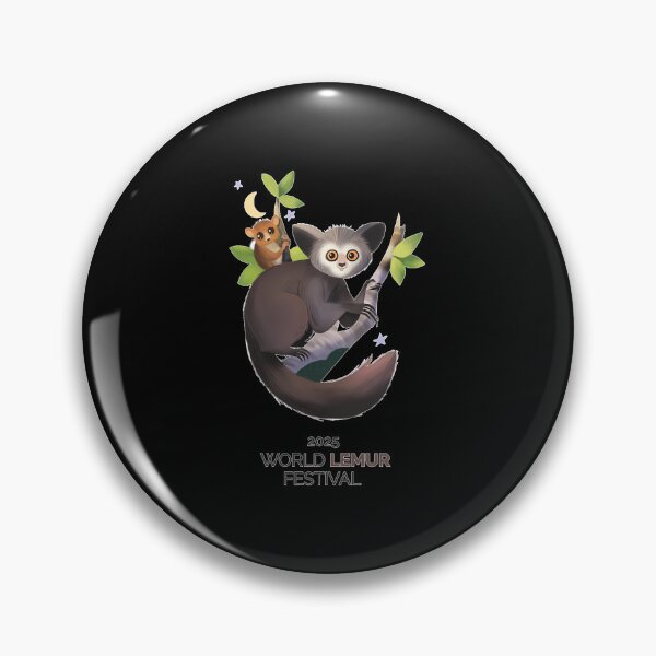 Item preview, 2025 World Lemur Festival Featuring An Aye Aye And Mouse Lemur designed and sold by MiriamBarela.