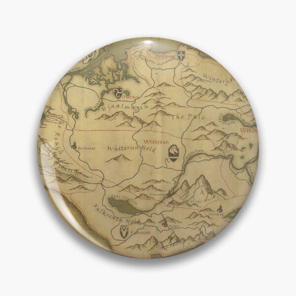 Item preview, Vintage Fantasy World Map – Antique Cartography Art designed and sold by EsoKafi Design.
