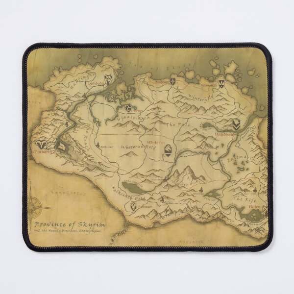 Item preview, Vintage Fantasy World Map – Antique Cartography Art designed and sold by EsoKafi Design.