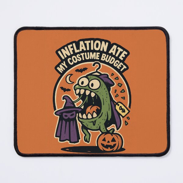 Item preview, inflation ate my costume budget-Inflation Halloween Design designed and sold by ArtVibeDesign.