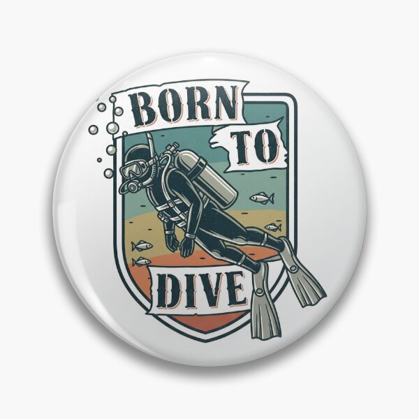 Item preview, Born to dive designed and sold by Peycer.