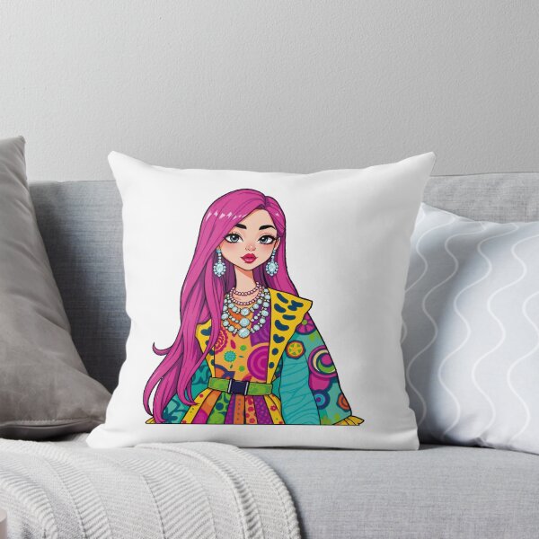 Artikelvorschau, Mädchen mit pinkfarbenen Haaren. #2 entworfen und verkauft von EunsooLee.
