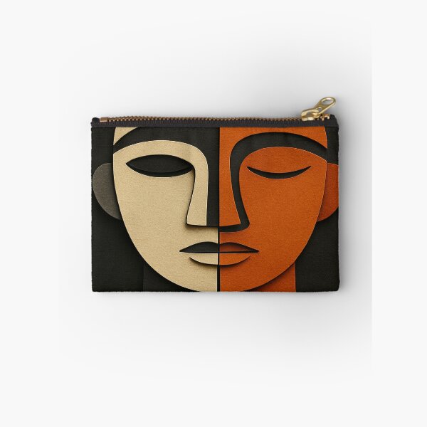 Item preview, Dual-Toned Abstract Paper Relief Face designed and sold by Alexzonartshop.