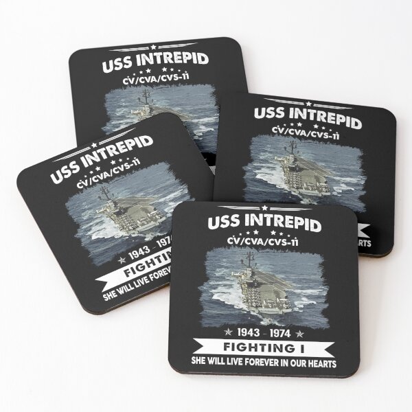 Item preview, USS Intrepid  CV 11, Navy Veteran Mens Gift Idea Husband, Dad, Grandpa designed and sold by Timeless Bond Designs.