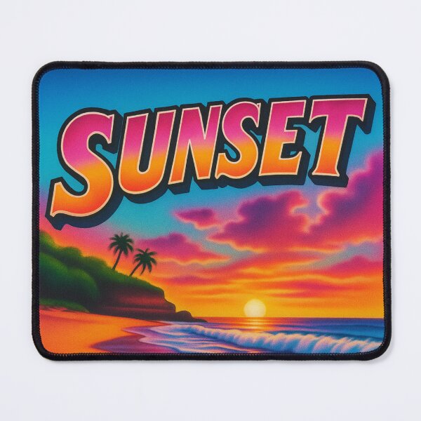 Item preview, Vibrant Sunset Beach Retro Art designed and sold by shogan712.