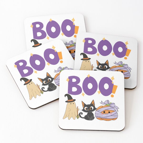 Item preview, Ghost, Cat, and Mummy Pumpkin Halloween Trio designed and sold by MoodsDesigns.