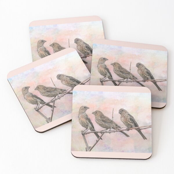Item preview, Three Finches Share a Twig designed and sold by CarolM.