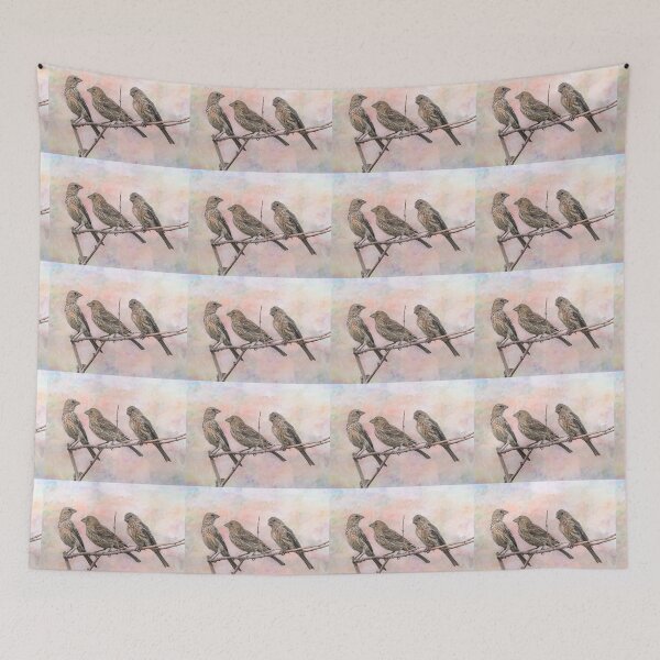 Item preview, Three Finches Share a Twig designed and sold by CarolM.