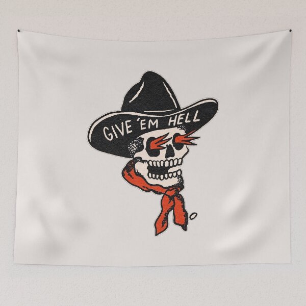 Item preview, Skull cowboy designed and sold by Mass Communication.
