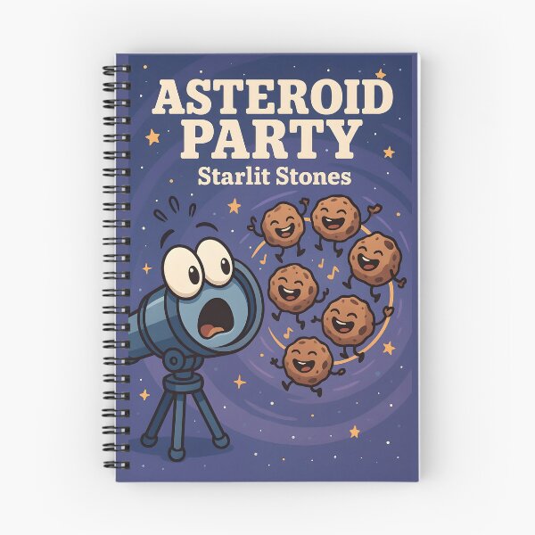 Item preview, Asteroid Party – Fun Space Design designed and sold by stoneyme store.