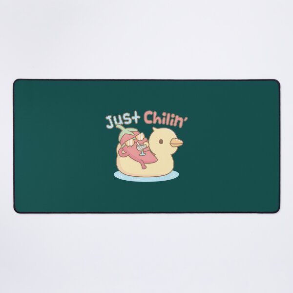 Item preview, Just Chilin Chili Duck Float Funny Pun | PERFECT GIFT FOR YOU AND FRIENDS designed and sold by TifaniMullen.