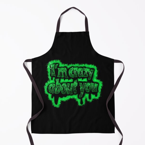 Item preview, I'm crazy about you green vibe designed and sold by CONTROLLEDWAVES.