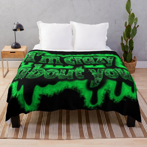 Item preview, I'm crazy about you green vibe designed and sold by CONTROLLEDWAVES.