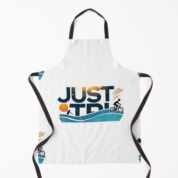Item preview, JUST TRI – Minimalist Triathlon Motivation Sticker designed and sold by Triathlongram.