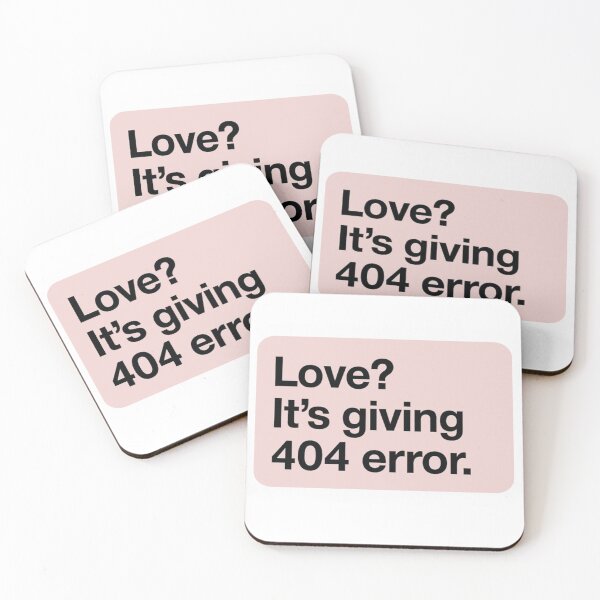 Item preview, Love It’s Giving 404 Error – Funny Gen Z Sarcastic Quote Art designed and sold by AptSEVENTY3.
