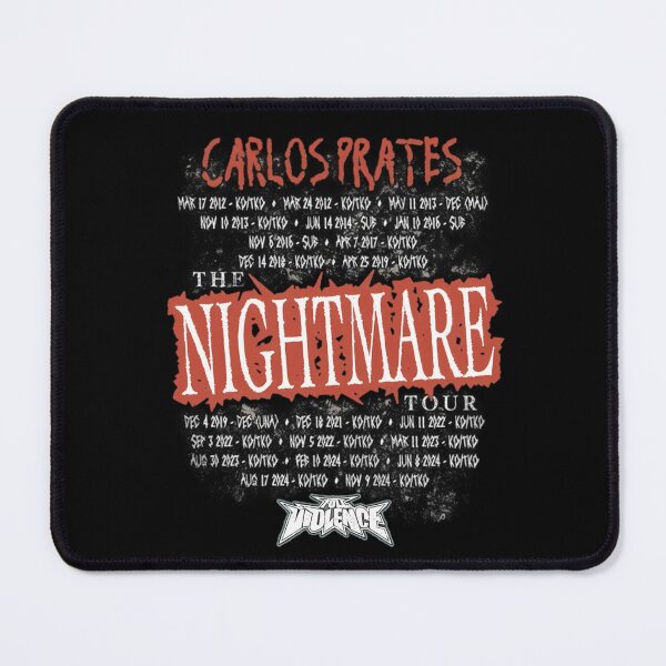 Item preview, Carlos Prates Nightmare Tour List designed and sold by JeyVel.